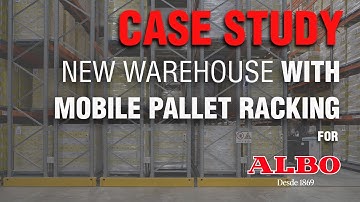 ALBO optimises its new warehouse with mobile pallet racking from AR Racking | Case Study
