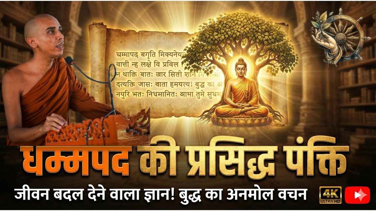 “सच्चा धन क्या है? बुद्ध का चौंकाने वाला उत्तर!” ! धम्मपद की प्रसिद्ध पंक्ति  Bhante Paramanand