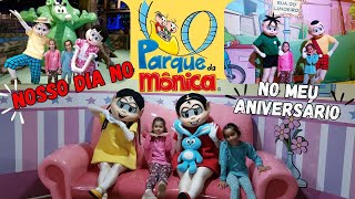 PARQUE da MÔNICA em SP no DIA do ANIVERSÁRIO da Valentina! #parquedamonica #turmadamônica