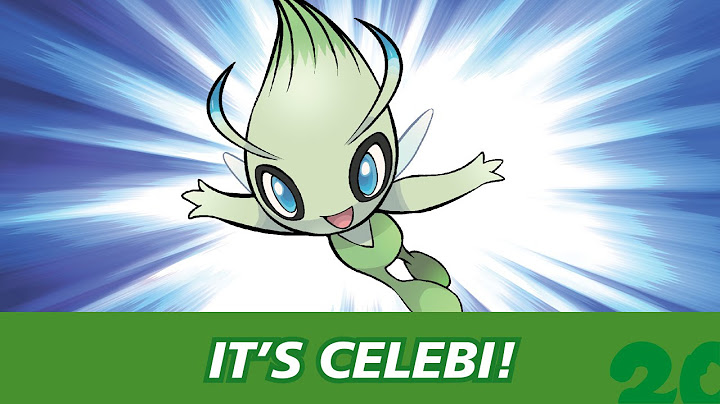 Celebrate #Pokemon20 with the Mythical Pokémon Celebi!
