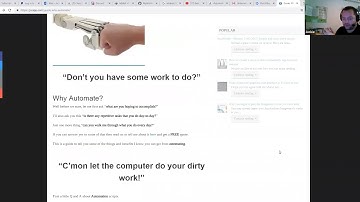 AutoHotkey Podcast: 001 Why and what to automate
