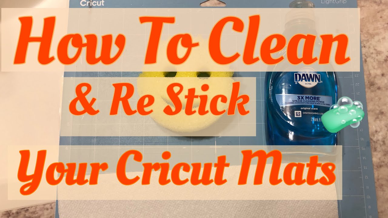 How To Clean and Restick a Cricut Mat - Conquer Your Cricut, Cameo