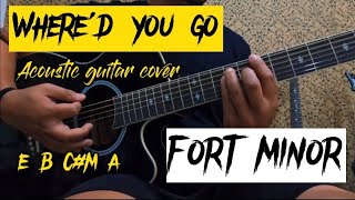 FORT MINOR-where'd you go |Acoustic Guitar Cover | Easy chord