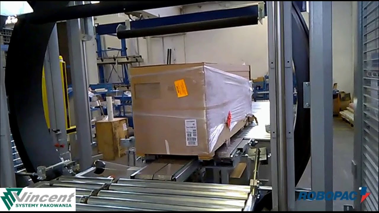 OWIJANIE PAKOWANIE POZIOME PALET IKEA VINCENT MASZYNY PAKUJĄCE