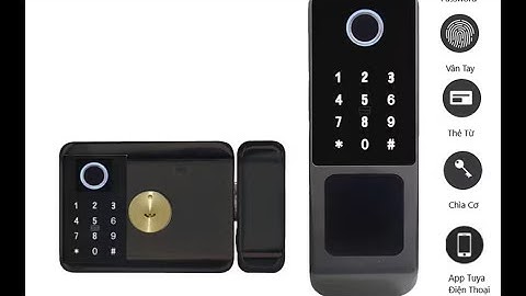 [Tuya Smart] Hướng dẫn cài đặt khoá cổng vân tay Tuya G8 D Bluetooth (Vân tay hai chiều)