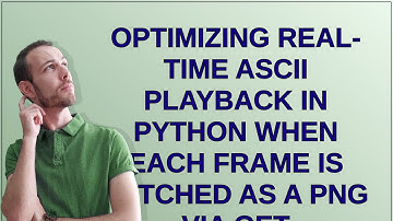 Codereview: Optimizing real-time ASCII playback in Python when each frame is fetched as a PNG via...