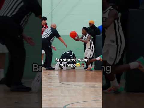 W ref for trying to pick him up😭 #fyp #trending #basketball #funny #viral