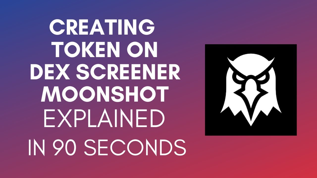 How To Create Token On DEX Screener Moonshot (2025)