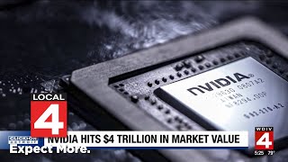 NVIDIA hits $4T, tops Apple, Microsoft