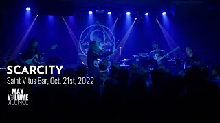 SCARCITY live at Saint Vitus Bar, Oct. 21st, 2022 (FULL SET)