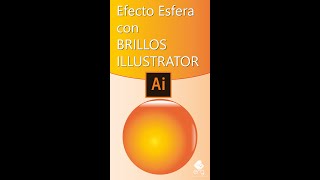 😎ESFERA con BRILLOS ILLUSTRATOR❤