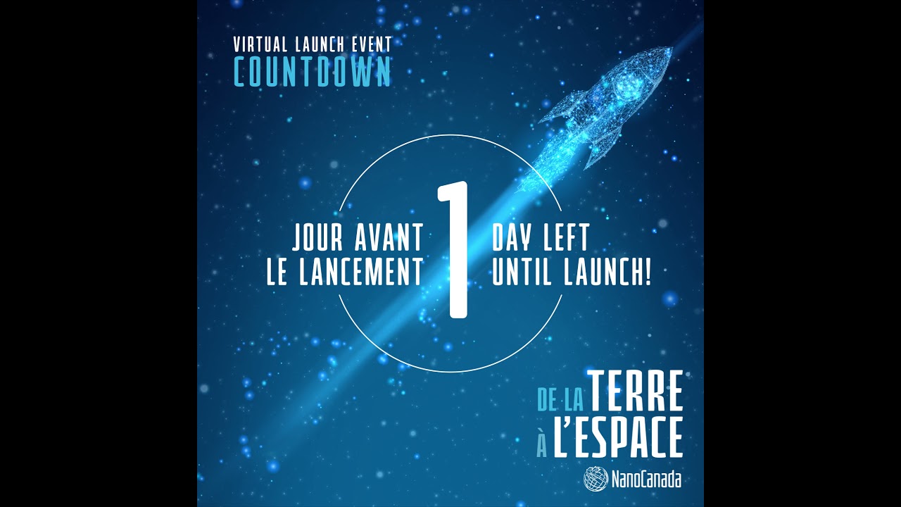 From Earth to Space – Virtual Launch Countdown 1 day left!