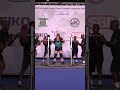 World Junior Record Squat Classic with 218 kg by Luna Coronado BEL in 76kg class