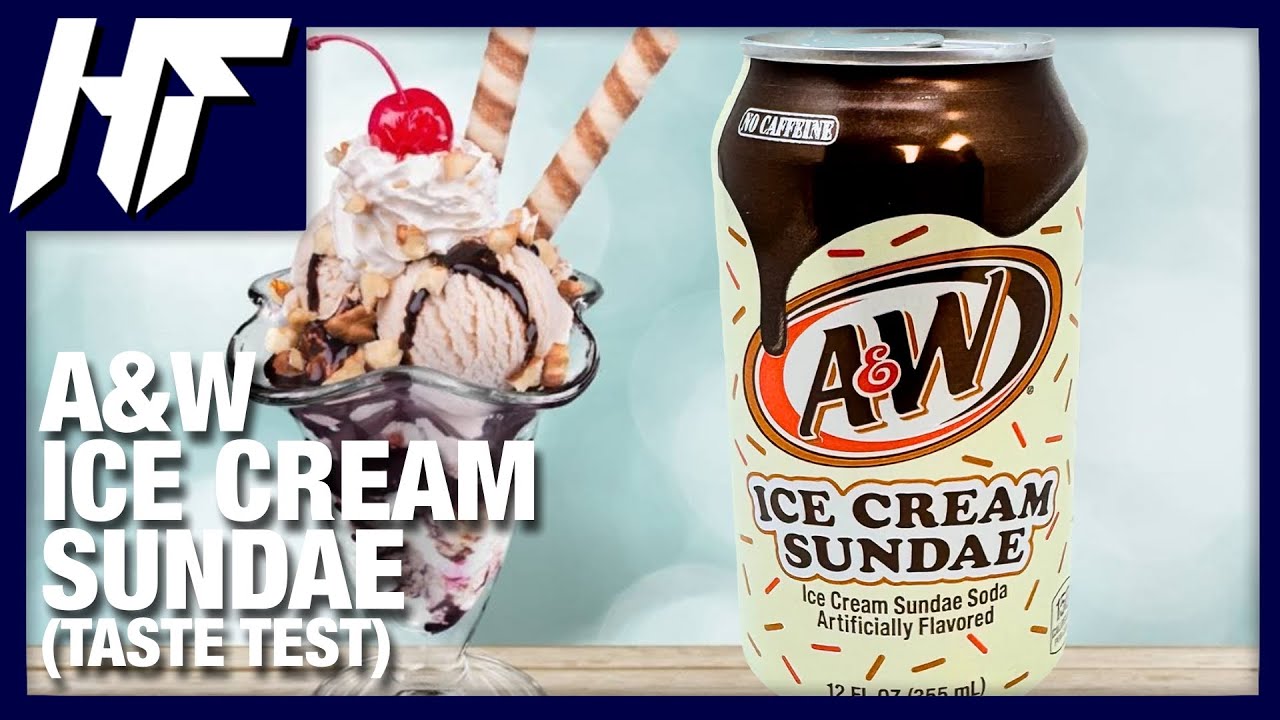 A&W Ice Cream Sundae TASTE TEST! | HF