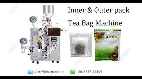 Video of Inner and Outer Tea Bag Packing Machine
