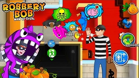 Robbery Bob 1 playing with a suit Bob Monster [The episode#16]