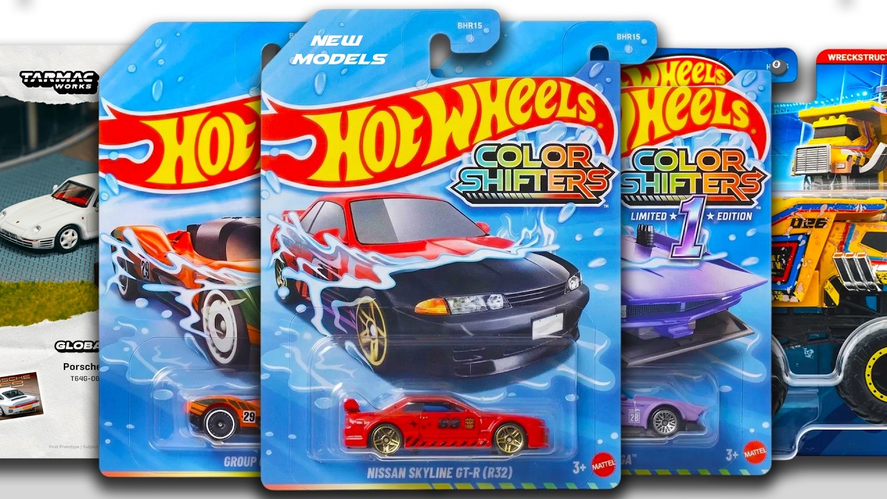 Showcase - Hot Wheels Color Shifter Set, MT Big Rigs