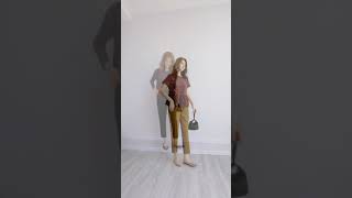 センタープレステーパードパンツ