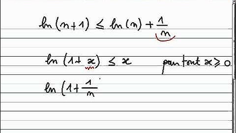Démontrer une inégalité en utilisant les propriétés du logarithme