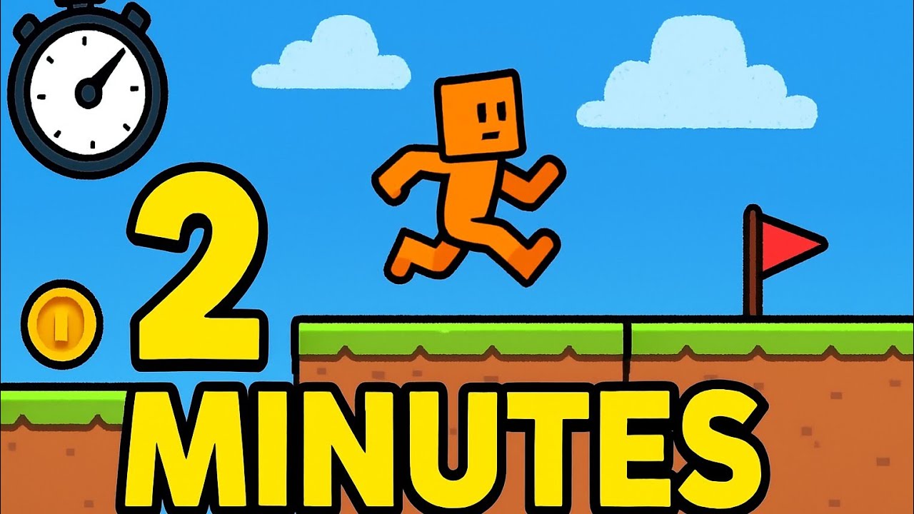Create a platformer in only 2 minutes. - YouTube