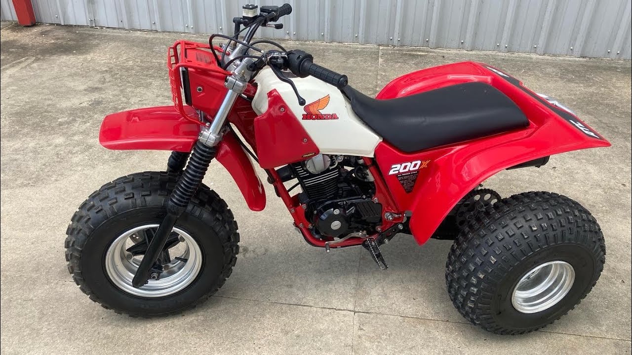 1984 Honda ATC200x SOLD D&A Restorations - YouTube