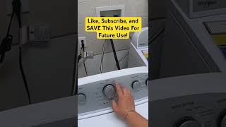 How to Fix Whirlpool Washer Not Agitating #appliancerepair #diyrepair #homeappliance #washerrepair