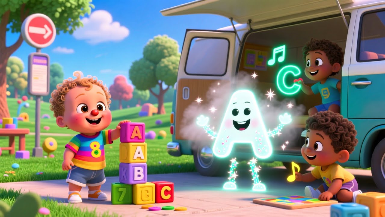 Magic Van ABC Tuness! 🚐 | Fun Alphabet Ride for Kids | Learning Letters Through Music