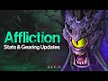 Affliction Stats &amp; Gearing Updates! | TWW Season 1