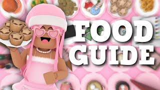 HOW TO GET ALL CHRISTMAS FOOD   DRINK ITEMS IN BLOXBURG 2024!