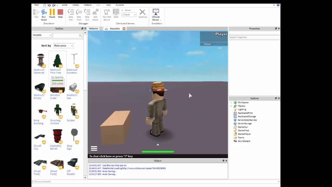 Roblox Studio Tutorial Basics Youtube