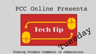 Tech Tip Tuesday: Viewing Student Comments on Submissions in Canvas