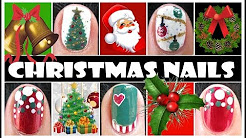 Christmas & Winter Themed Nail Art Designs - YouTube