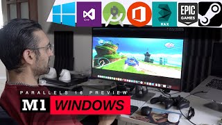 Full WINDOWS x86 on M1 Mac with Parallels 16 REVIEW & Setup Guide | Gaming, Coding & More... Guide