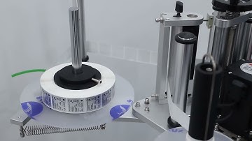 YTK-150 automatic desktop round bottle labeling machine