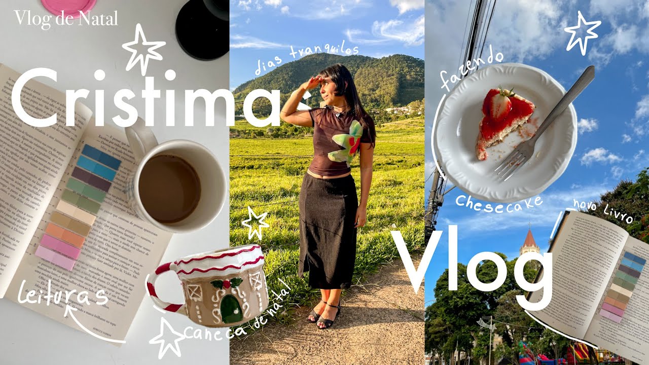 Olá dezembro: vlog de dias tranquilos, fazendo cheesecake e lendo