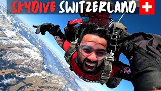 AMAZING Skydiving Experience in SWITZERLAND | SWISS ALPS