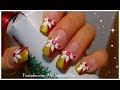 Christmas Nails | Poinsettia Design ♥