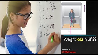 Why you feel heavy in elevator accelerating upwards| Apparent Weight |#stem #stemeducation #physics