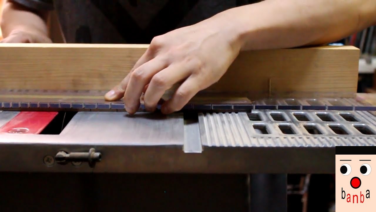 テレキャスター自作 フレット溝加工（テーブルソーで溝切り）指板接着