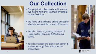 L1 Library Induction for New Starters