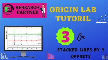 Origin Pro: How to draw Stack plot - Tutorial # 3 || How to plot Y offset in origin