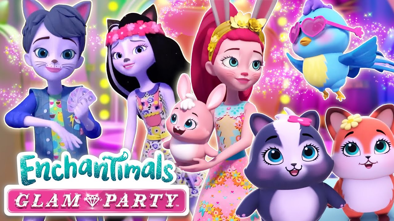 Enchantimals Wielki Turniej Stylowej Mody | Odcinki 4-6 | Enchantimals ...