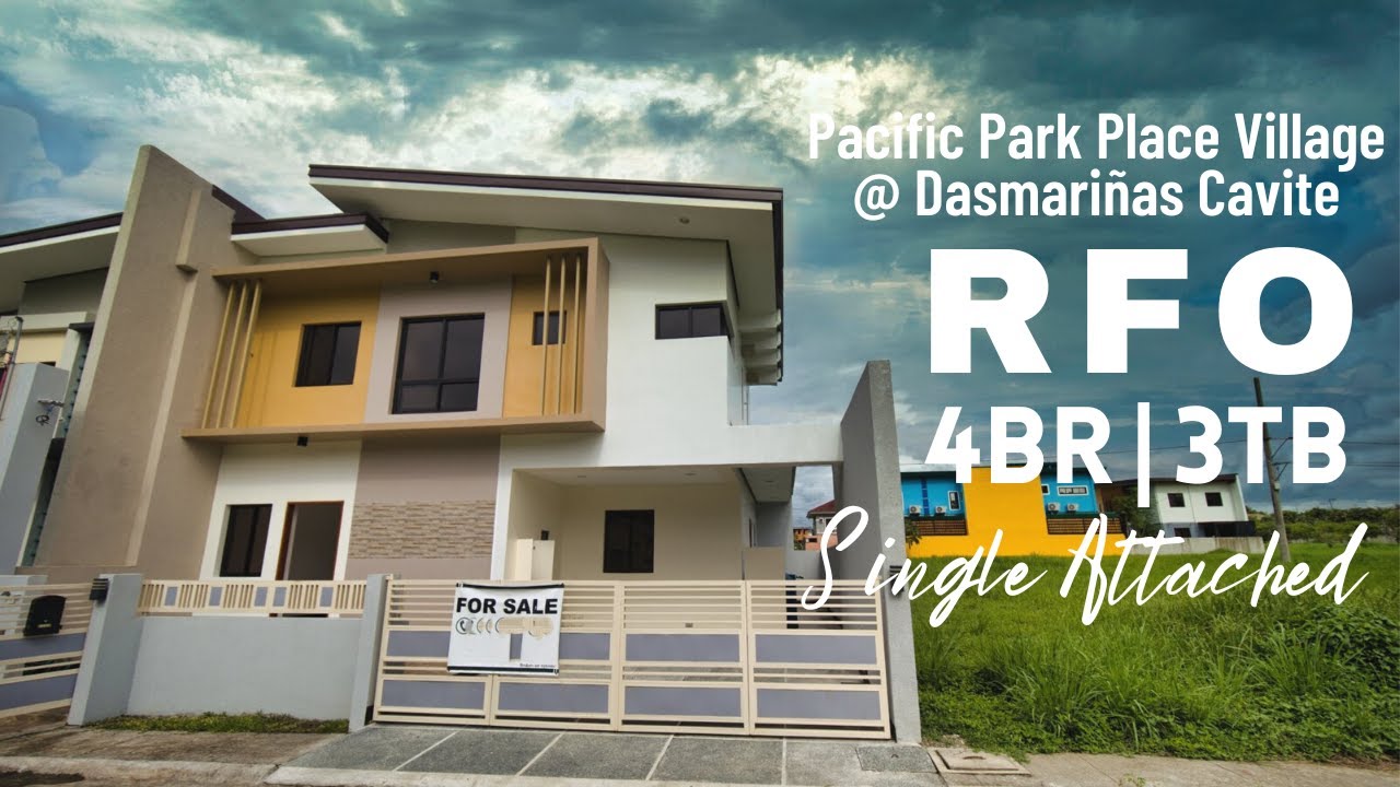4 Bedrooms Single Attached RFO Pacific Park Place Dasmarinas Cavite