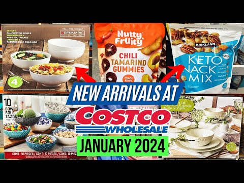 🔥COSTCO NEW ARRIVALS FOR JANUARY 2024:🚨SO MANY GREAT FINDS!!! NEW Dinnerware Set at Costco!!