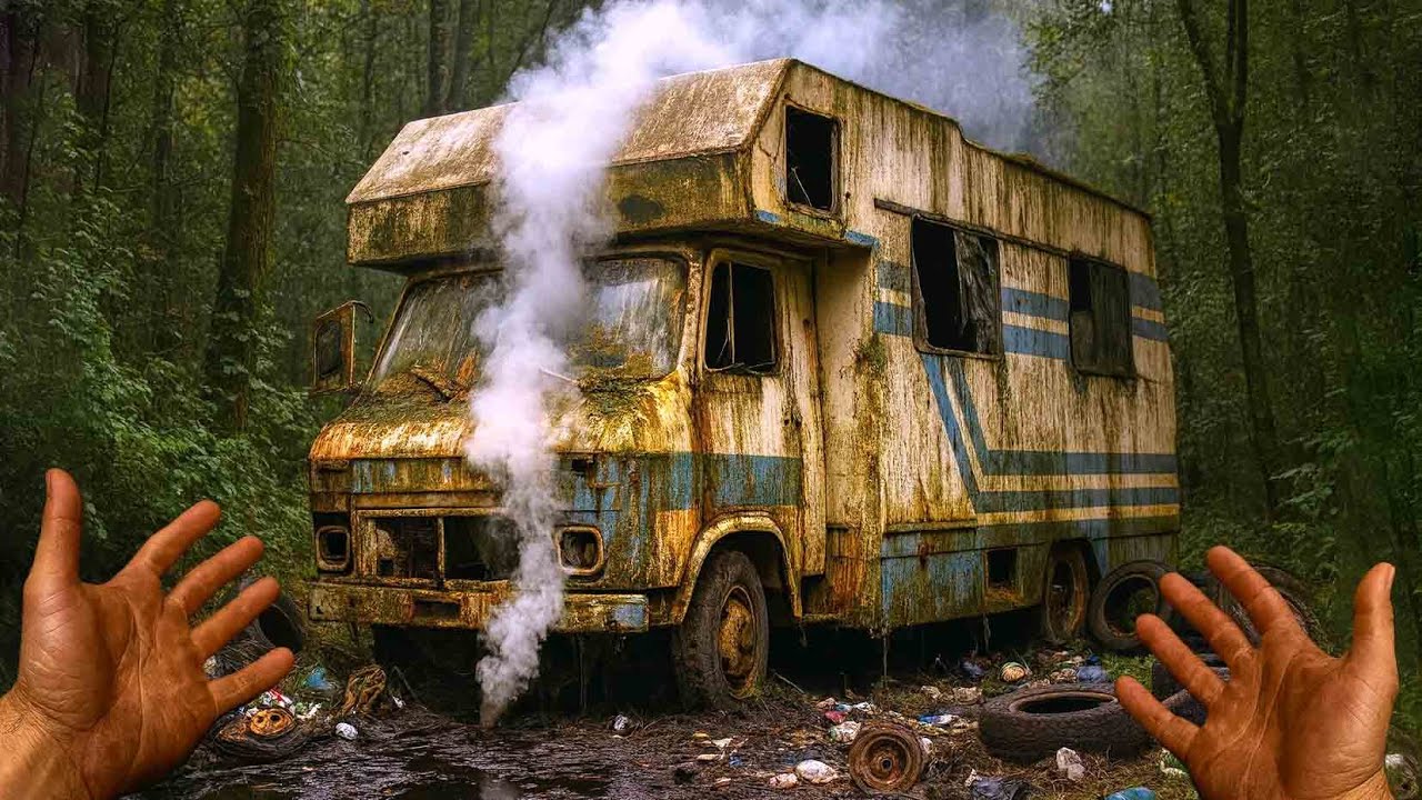 RESTORATION Abandoned Retro CAMPER Forgotten for 30 Years | POV Restarting