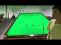 Si jiahui practising at victorias snooker academy sheffield