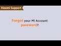 Forgot Your Mi Account Password XiaomiSupport mp3
