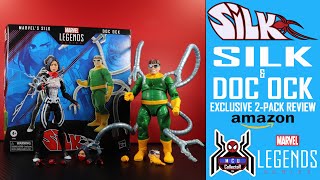 Marvel Legends SILK Cindy Moon & DOC OCK Spider-Man 60 Amazing Years Amazon Exclusive 2 Pack Review