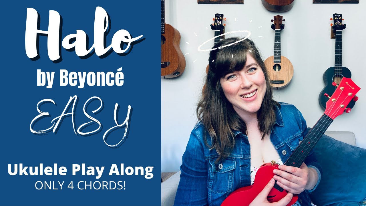 Halo by Beyoncé (EASY) Ukulele Play Along and Cover | Cory Teaches Music