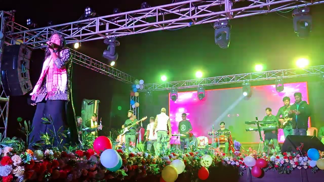 Live performance singer banita Rabha 